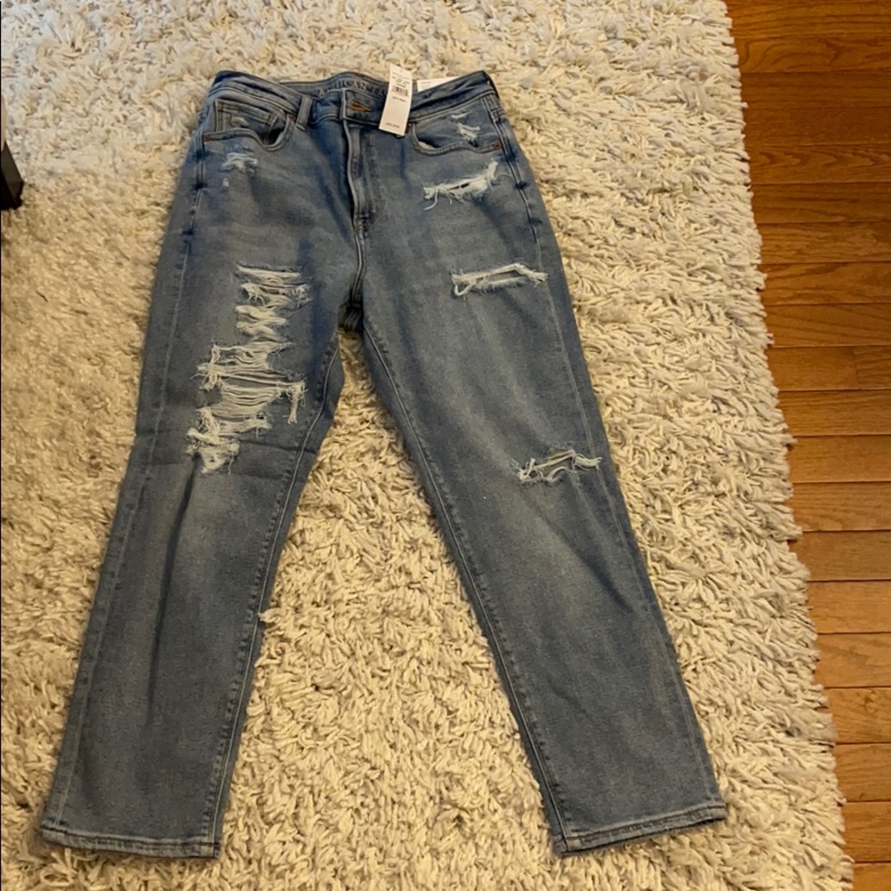American Eagle ripped jeans